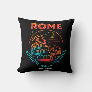 Coole Vintage Roma Italia Colosseum Souvenirs Cade Kussen