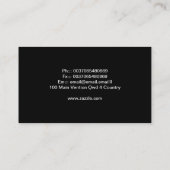 coole visitekaartje (Achterkant)