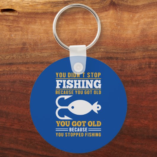 coole visliefhebbers woordkunst sleutelhanger (Voorkant)