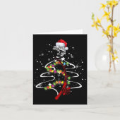 Coole visserij Kerstboom B Visser Cadeau Kaart (Gele Bloem)