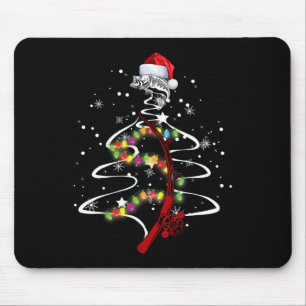 Coole visserij kerstboom B visser cadeau Muismat