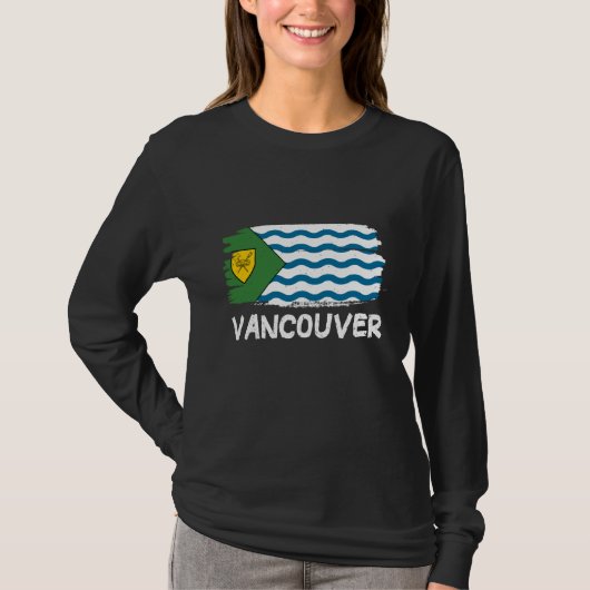 Coole vlag van Vancouver 1 T-shirt (Voorkant)