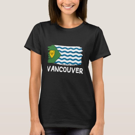 Coole vlag van Vancouver 1 T-shirt (Voorkant)