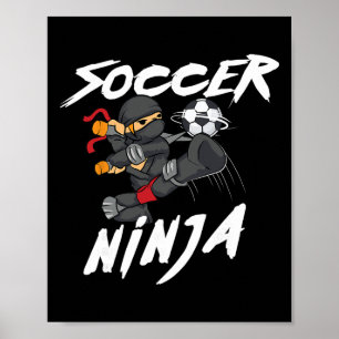 Coole Voetbal Kunst Voor Mannen Jongens Kid Voetba Poster