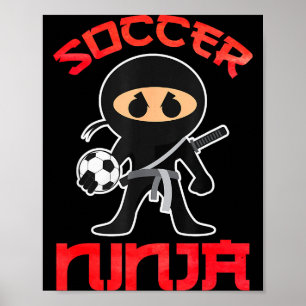 Coole Voetbal Kunst Voor Mannen Jongens Kid Voetba Poster