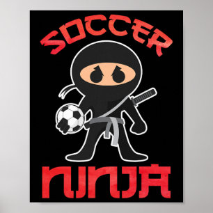 Coole Voetbal Kunst Voor Mannen Jongens Kid Voetba Poster