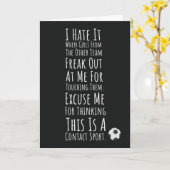 Coole Voetbal Meisjes Kaarten Sport Voor Haar Spel (Gele Bloem)