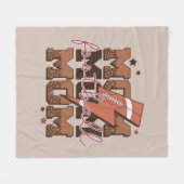 Coole voetbal sport Moeder Fleece Deken (Voorkant (Horizontaal))
