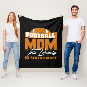 Coole voetbal sport Moeder woordkunst Fleece Deken