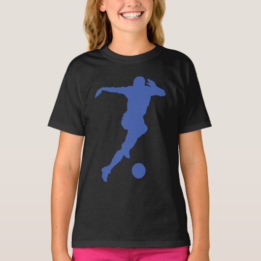 Coole Voetbalspeler T-shirt (Voorkant)