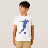 Coole Voetbalspeler T-shirt (Voorkant volledig)
