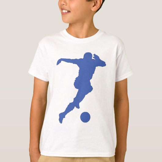 Coole Voetbalspeler T-shirt (Voorkant)