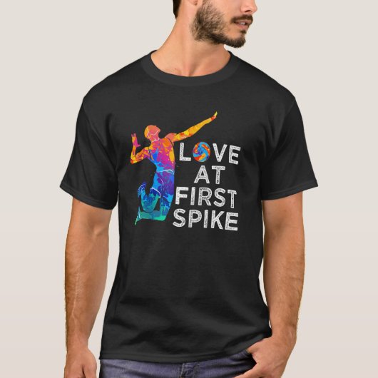 coole volleybal voor fans t-shirt (Voorkant)