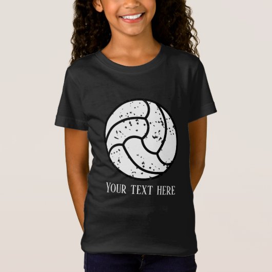 coole volleybalsporten toevoegen tekst T-Shirt (Voorkant)