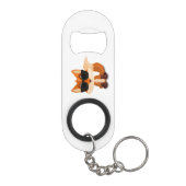 Coole Vos met Zonnebril Leuke Cartoon Dier Mini Flessenopener (Achterkant)