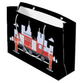 coole werkgroep brandweerman groot cadeauzakje (Achterkant Gekanteld)