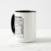 coole werkzaamheden van advocaten mok (Voorkant links)