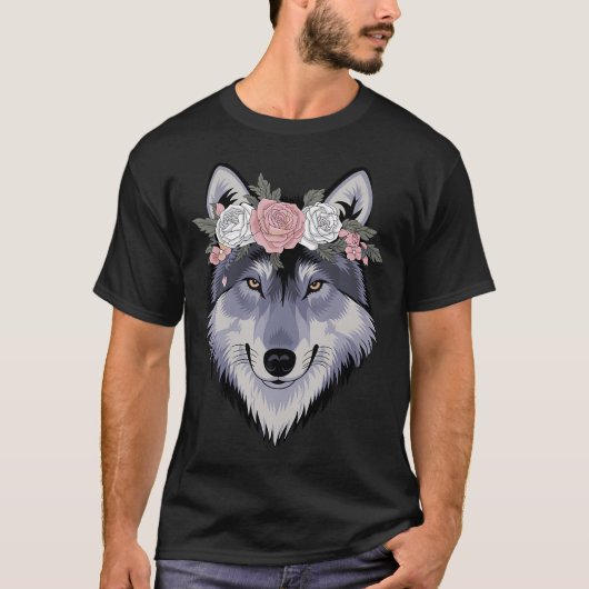 Coole Wolf Wolvenroedel Wolf T-shirt (Voorkant)