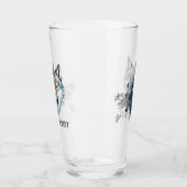 coole wolvenliefhebbers voegen naam toe glas (Links)