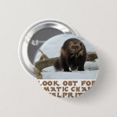 coole Wolverine-design Ronde Button 5,7 Cm (Voorkant /achterkant)