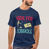 coole woordkunst hier in het midden t-shirt (Voorkant)