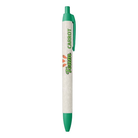 Coole Wortel Squad Zwarte Inkt Pen (Achterkant (Verticaal))