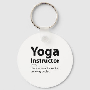 Coole Yoga-instructeur Definitie Funny Yoga-liefhe Sleutelhanger