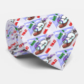 Coole Yule Sneeuwman Knoop Stropdas (Opgerold)