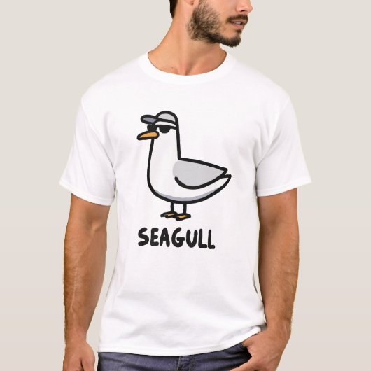Coole Zeemeeuw T-shirt (Voorkant)