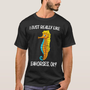 Coole Zeepaardjes Voor Mannen Vrouwen Oceaan Zee D T-shirt