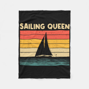 Coole Zeiltocht Voor Vrouwen Moeder Boot Varend Ze Fleece Deken