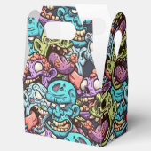 coole zombie Halloween party Bedankdoosjes (Geopend)