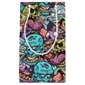 coole zombie Halloween party Klein Cadeauzakje (Voorkant)