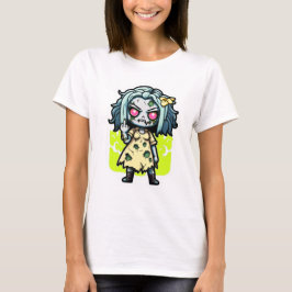 coole ZOMBIE MEISJE halloween verwendings outfit T-shirt