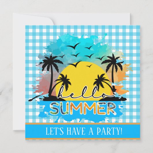 coole zomerliefhebber kaart (Voorkant)