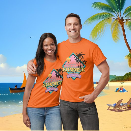 coole zomerstrand: woordspeling unisex t-shirt