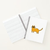Coole Zonnebril Kat Notitieboek (Binnen)