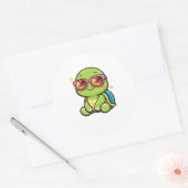 Coole Zonnebril Vibes Ronde Sticker (Envelop)