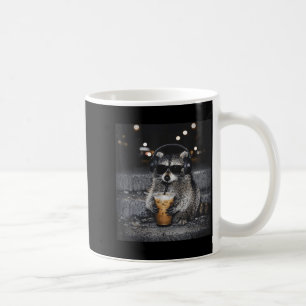 Coole Zonnebril Wasbeer Drinkt Iced Coffee Koffiemok