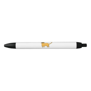Coole zonnebrilkat zwarte inkt pen