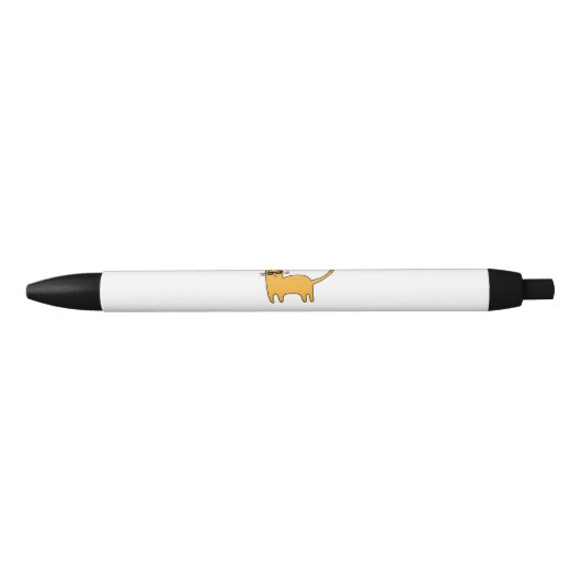 Coole zonnebrilkat zwarte inkt pen (Voorkant)