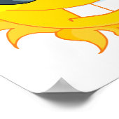 coole zonneschijn poster (Hoek)