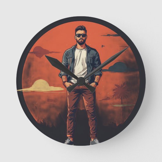 COOLE ZONSONDERGANG RONDE KLOK (Voorkant)