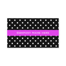 coole zwart - witte poka - dots