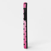 coole zwarte haarpunten in draairoze Case-Mate iPhone case (Achterkant/links)