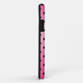 coole zwarte haarpunten in draairoze Case-Mate iPhone case (Achterkant/rechts)