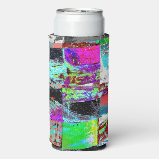 Cooler – Abstract Grid (Seltzer Achterkant)