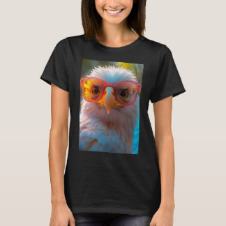 Cooler Adler mit Sonne T-shirt