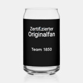 Cooler Fans Spruch lustig Blikvorm Glas (Achterkant)