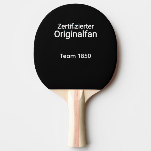 Cooler Fans Spruch lustig Tafeltennisbatje (Voorkant)